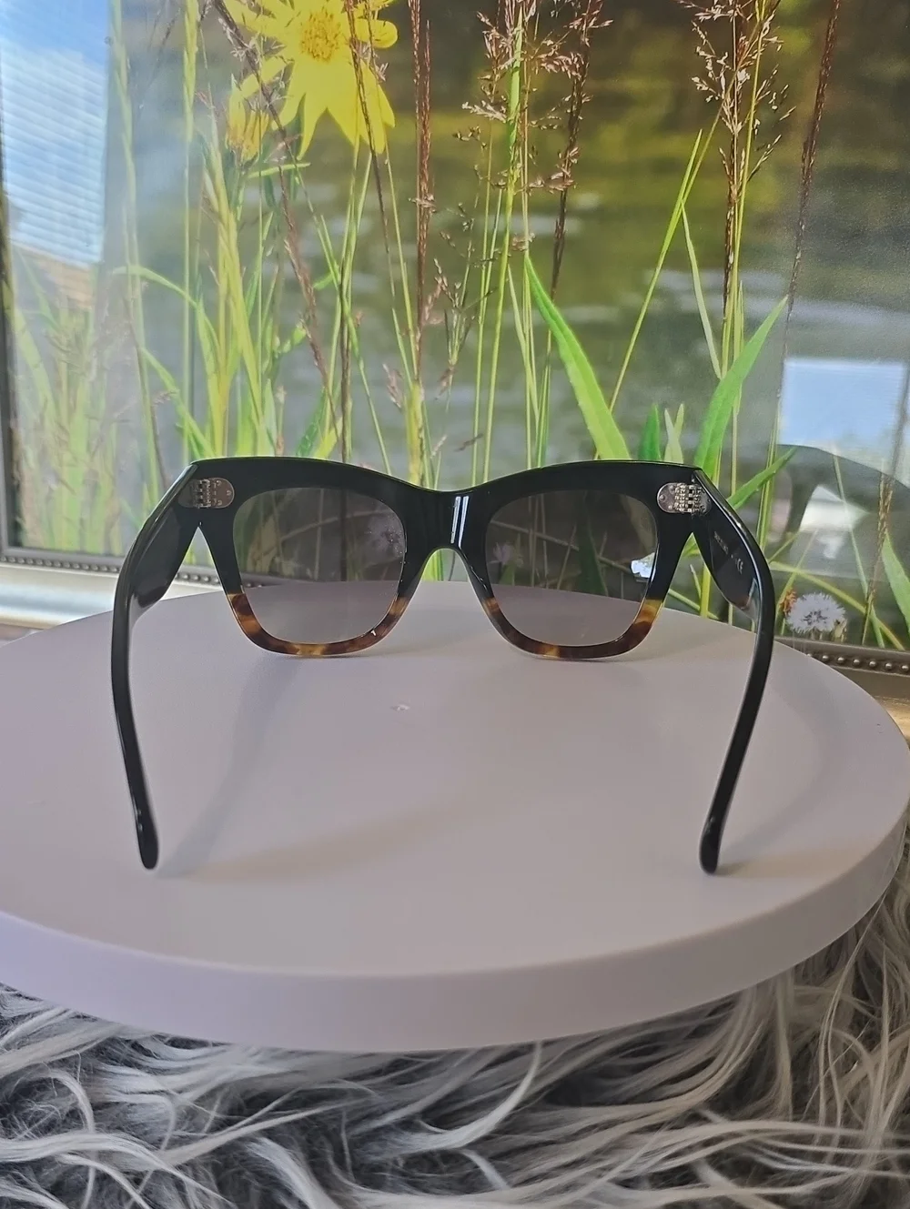 CELINE CL40004I Cat Eye Sunglasses Black Tortoise Gradient Lenses Italy Designer